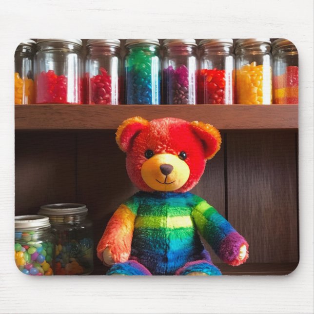 Tapis De Souris Ours coloré (Devant)