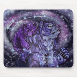 Tapis De Souris Ours d'étoiles mineure et majeure d'Ursa