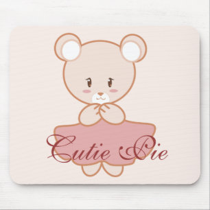Tapis De Souris Ours Girly