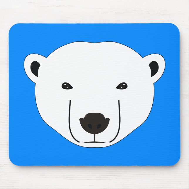 Tapis De Souris Ours polaire (Devant)
