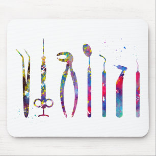Tapis De Souris Outils de dentiste