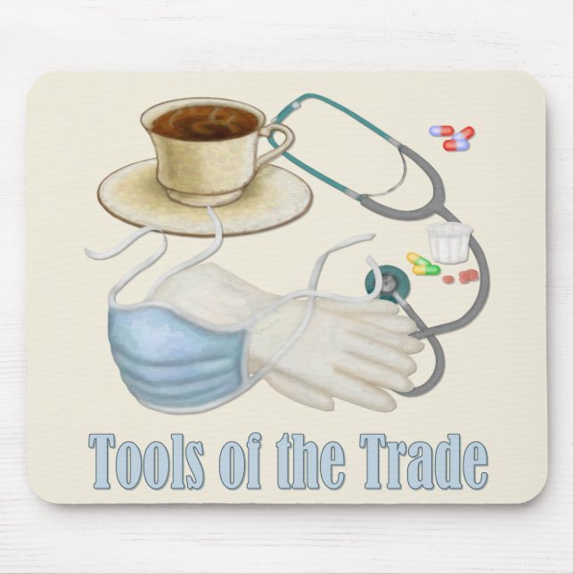 Tapis De Souris Outils du commerce (Devant)