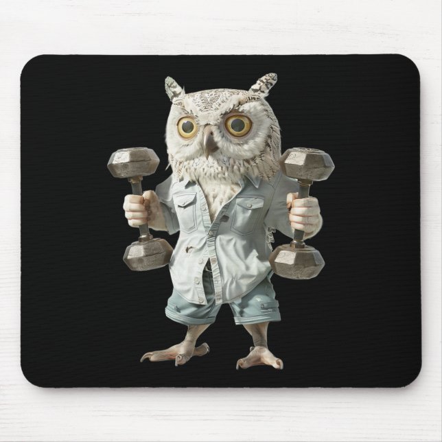 Tapis De Souris Owl Dumbbells (Devant)