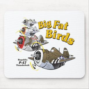 Tapis De Souris P-47 tonnerre en formation