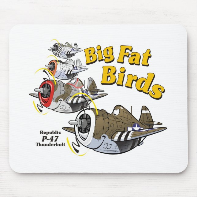 Tapis De Souris P-47 tonnerre en formation (Devant)