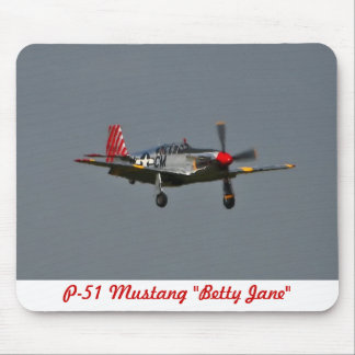 Tapis De Souris P-51 mustang Betty Jane Mousepad