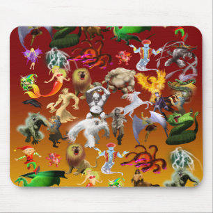 Tapis De Souris P est pour Phoenix Mouse Pad(Gold)