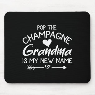 Tapis De Souris P La Grand-mère Champagne est mon nouveau nom