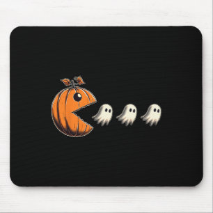 Tapis De Souris Pacween drôle d'Halloween Citrouille Fantôme Gamer