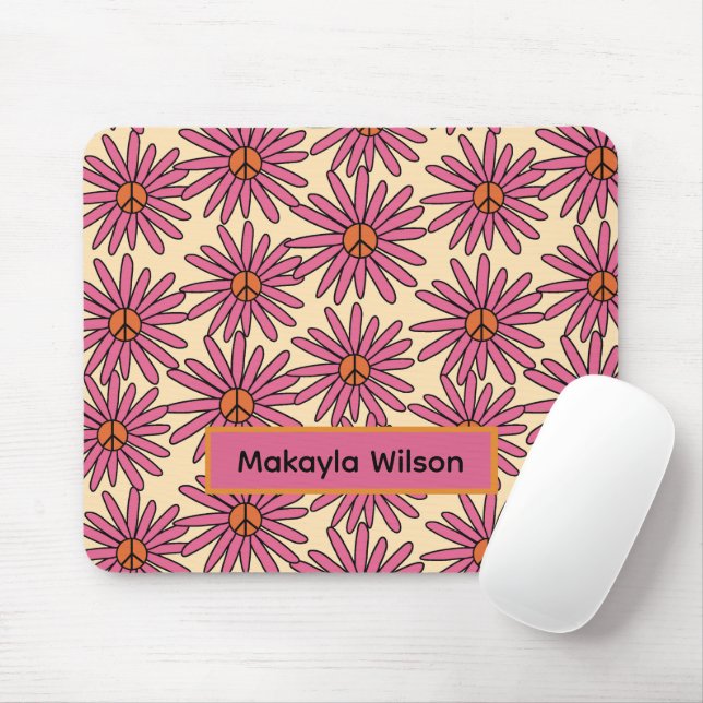 Tapis De Souris Pad à souris à impression florale inspirée des ann (Avec souris)
