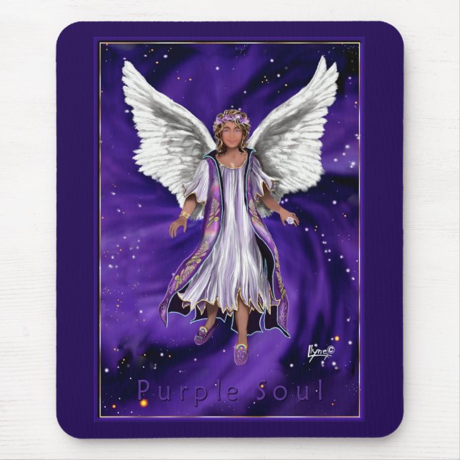 Tapis De Souris Pad de souris à âme violette (Devant)
