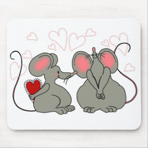 Tapis De Souris Pad de souris d'amour Muskrat