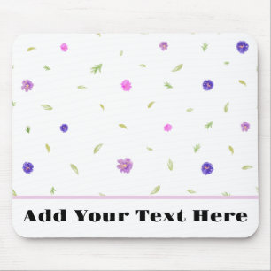 Tapis De Souris Pad de souris florale personnalisée - Cadeau pour