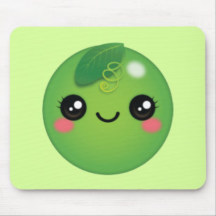 Tapis De Souris Pad de souris Kawaii Pea