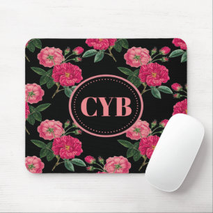 Tapis De Souris Pad de souris Monogram Roses vintages
