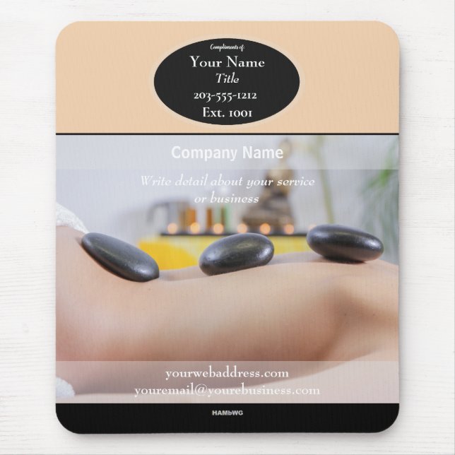 Tapis De Souris Pad de souris promotionnel spa - HAMbyWG (Devant)