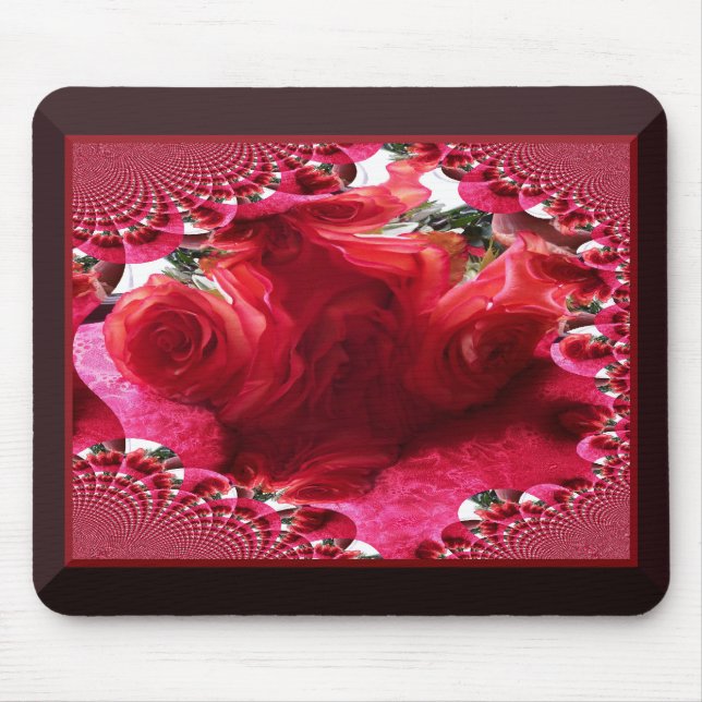 Tapis De Souris Pad de souris Rosy rose (Devant)