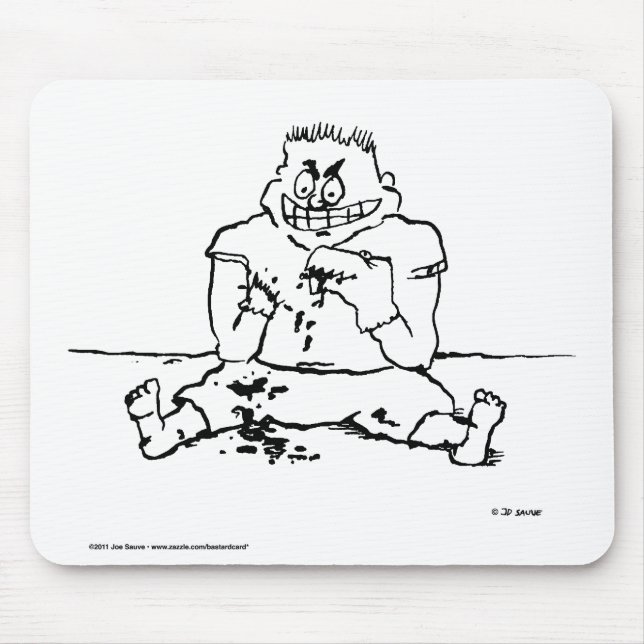 Tapis De Souris Pad pour souris pour enfant Psycho (Devant)
