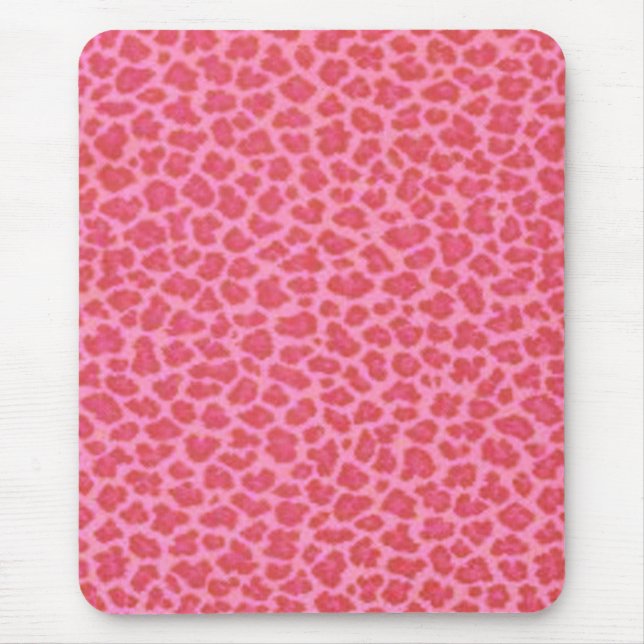 Tapis De Souris Pad Souris Zèbre Rose (Devant)