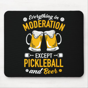 Tapis De Souris Paddlell Tennis - Dminton Beer Mug Picklell Et Be