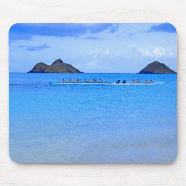 Tapis De Souris Paddlers de canoë (Devant)
