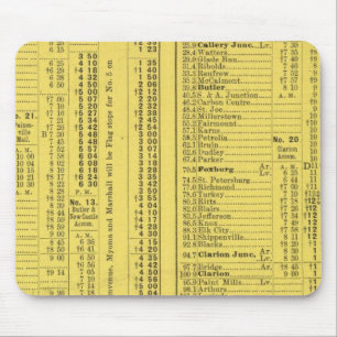 Tapis De Souris Page de texte Pittsburgh et Western Railway Compan