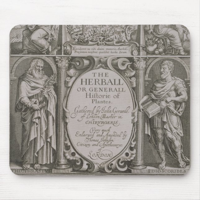 Tapis De Souris Page titre à la deuxième édition 'du Herball (Devant)