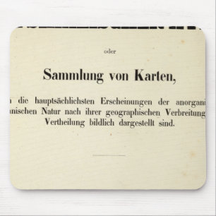 Tapis De Souris Page Titre Atlas physique v 2