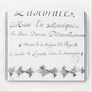 Tapis De Souris Page titre du 'Pastorale
