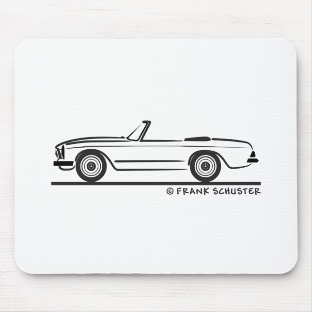 Tapis De Souris Pagode Mercedes SL Kabrio (Devant)