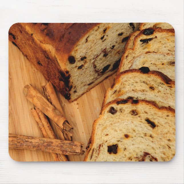 Tapis De Souris Pain et cannelle de raisin sec (Devant)