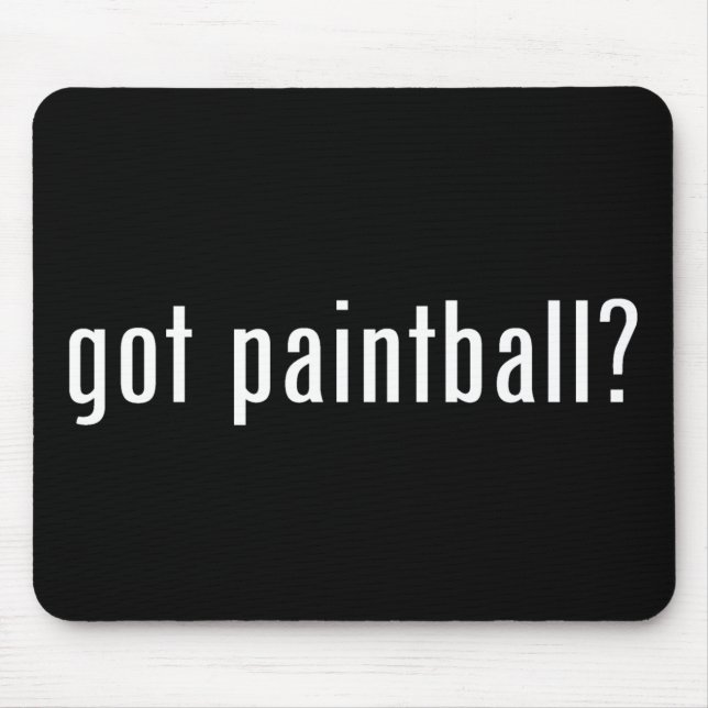 Tapis De Souris paintball obtenu ? (Devant)