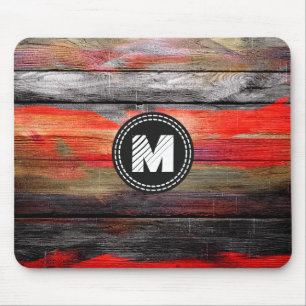 Tapis De Souris Painted Colors Wood Look #6
