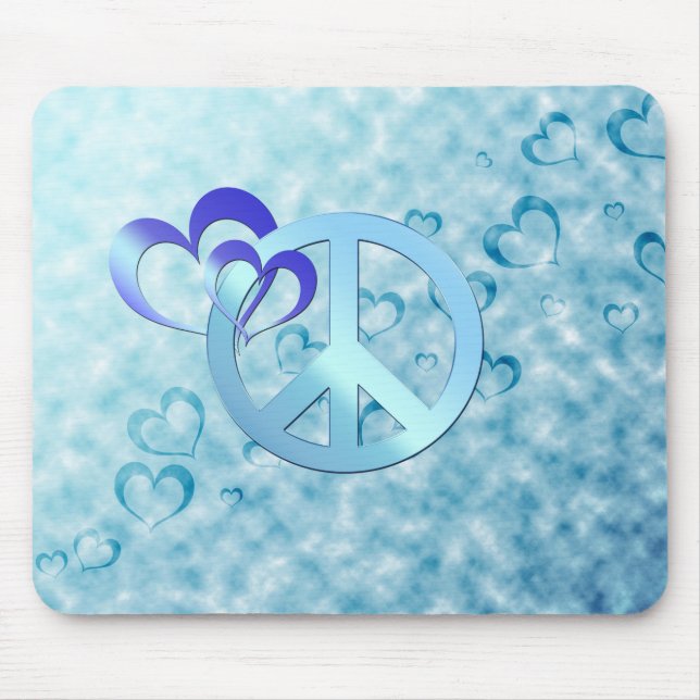 Tapis De Souris Paix Bleue (Devant)