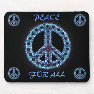 Tapis De Souris paix bleue pour tout le mousepad
