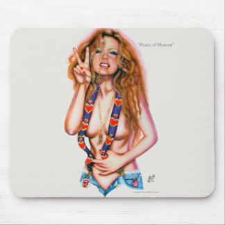 Tapis De Souris Paix de pin-up Mousepad de ciel