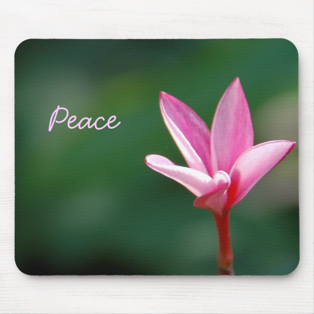 Tapis De Souris Paix rose Mousepad (Devant)