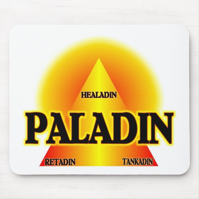 Tapis De Souris Paladin Mousepad (Devant)