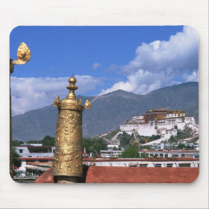 Tapis De Souris Palais Potala à Lhasa, Tibet pris depuis