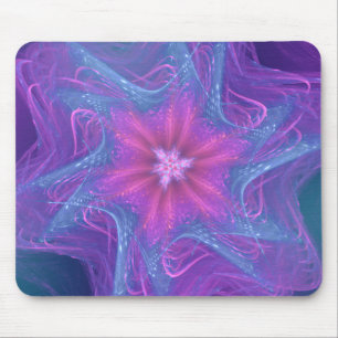 Tapis De Souris Palette de Cyan Delicate Fractée Mousepad