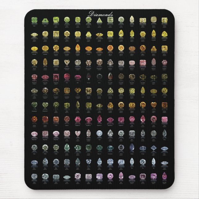 Tapis De Souris Palette de diamants (Devant)