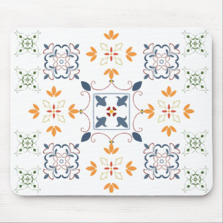 Tapis De Souris Palette de souris Motif Arabesque - Colorée géomét