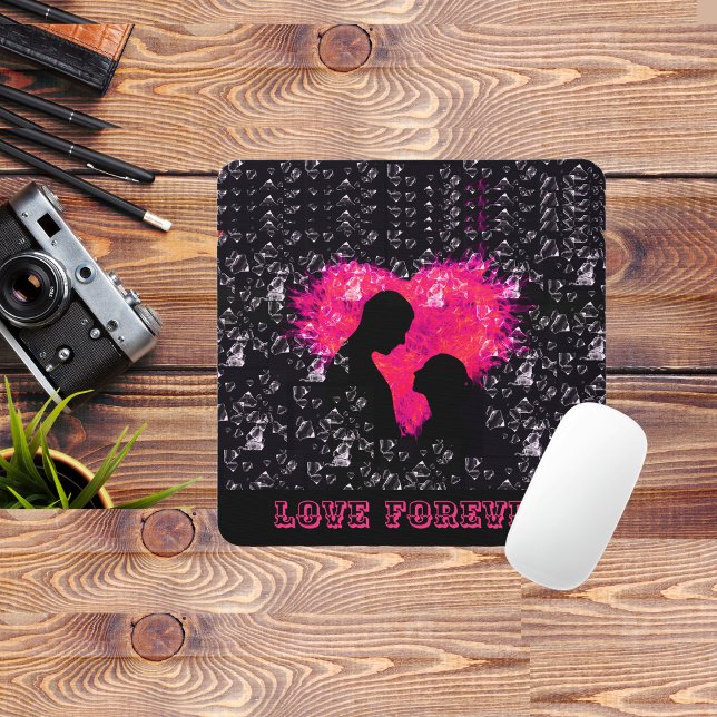 Tapis De Souris Palette de souris romantique en couple (Créateur téléchargé)