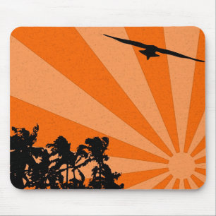 Tapis De Souris Palmiers et mousepad