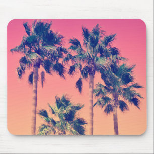 Tapis De Souris Palmiers vintages tropicaux Mousepad
