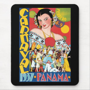 Tapis De Souris Panama Carnival Party 1937