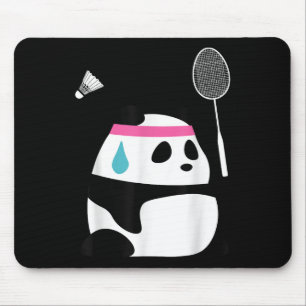 Tapis De Souris Panda Badminton Exhaussé - Funny mignonne Shuttle 