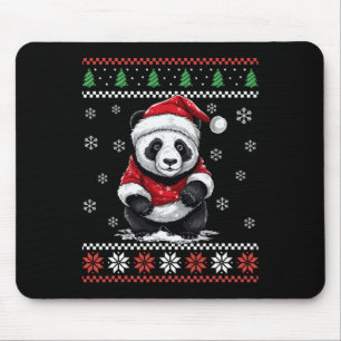 Tapis De Souris Panda Porte Des Noël Vilains Pour Adultes Enfants