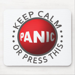 Tapis De Souris Panic Button mousepad