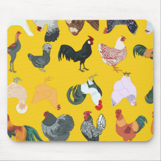Tapis De Souris Panier à souris à thème poulet